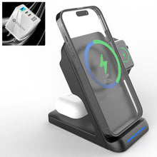 3 in 1 Charging Station Compatible with QI Devices