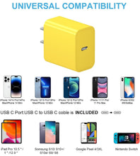 20W PD Fast Wall Charger Type C Power Charger Adapter