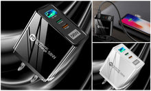 Universal 58W Fast USB Charger & Wall Adapter Type-C PD + Quick Charge