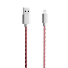 Nylon Braided 6-Feet Charging Cable Compatible With Apple Devices - 5 Colors
