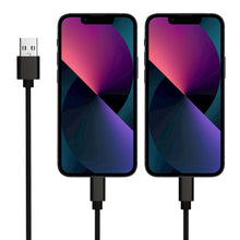 2-IN-1 Nylon Braided 6' Charging Cable - Compatible with iPhone, iPad, iPod
