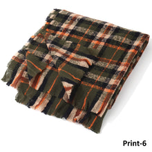 Soft & Warm Oversized Plaid Checked Blanket Scarves
