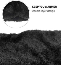 Unisex Men's Women's Winter Beanie Hat and Neck Warmer Warm Knit Hat Set