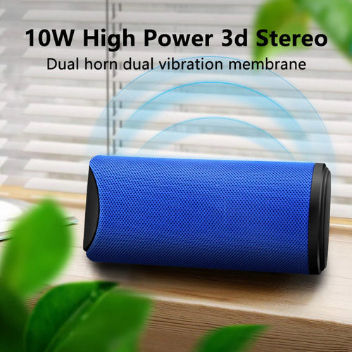 Wireless Bluetooth Portable Loud Speaker IPX5 Waterproof Stereo Sound