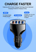 4-Port USB Universal Quick Charger 7A Rapid Car Charger