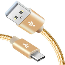 Micro USB Cable Android Charger Nylon Braided 10 ft Sync and Fast Charging Cable for Samsung, Android Smartphones