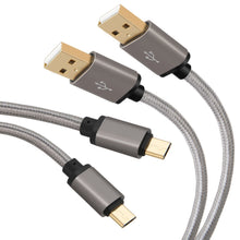 Micro USB Cable Android Charger Nylon Braided 10 ft Sync and Fast Charging Cable for Samsung, Android Smartphones