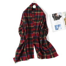 Soft & Warm Oversized Plaid Checked Blanket Scarves
